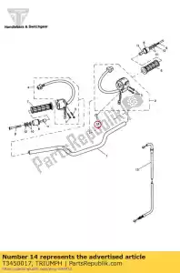 triumph T3450017 plugue - Lado inferior