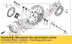 Aquí puede pedir no hay descripción disponible en este momento de Honda , con el número de pieza 42650KZZ900: