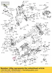 Qui puoi ordinare flangiato a bullone, 12x40 en650aff da Kawasaki , con numero parte 130CB1240: