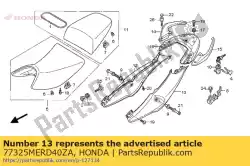 Here you can order the cowl set, l. Rr. (wl) *type6 * (type6 ) from Honda, with part number 77325MERD40ZA: