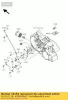 161541128, Kawasaki, bomba de rotor, kvf360-a1 interna kawasaki kvf 360 2003 2004 2005 2006 2007 2008 2009 2010 2011 2012 2013, Novo