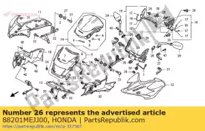 Honda 88201MEJJ00 rubber, back mirror base - Bottom side