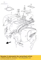 4780010F00K7F, Suzuki, couvercle, côté vers le haut, r suzuki vl intruder lc vl1500 1500 , Nouveau