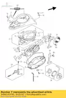 3496141F00, Suzuki, cushion,no.4 suzuki vl volusia  z intruder c800 ue c800c vl800 vl800z vl800c 800 , New