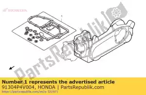 Honda 91304P4V004 o-ring, 92x2,2 - Lado inferior