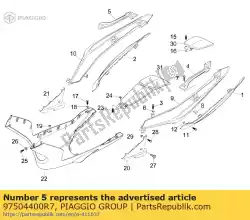 Here you can order the handle rh from Piaggio Group, with part number 97504400R7: