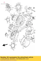 dekking, eng sproc van Suzuki, met onderdeel nummer 1136124F10, bestel je hier online: