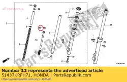 Ici, vous pouvez commander le segment, piston (chuannan ab auprès de Honda , avec le numéro de pièce 51437KRFH71: