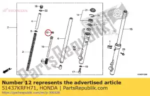 Honda 51437KRFH71 ring, piston (chuannan ab - Bottom side
