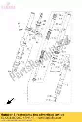 Tutaj możesz zamówić rurka zewn? Trzna (lewa) od Yamaha , z numerem części 5VX231260000:
