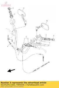 yamaha 5VLF62411000 grip - Bottom side