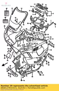 Suzuki 6868127B103CS emblema, 