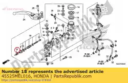 Aqui você pode pedir o vara, empurre em Honda , com o número da peça 45525MEL016: