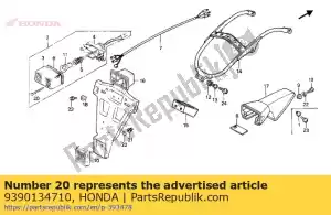 Honda 9390134710 schroef, tap., 4x30 - Onderkant