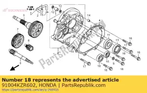 honda 91004KZR602 rolamento, esfera radial, 6202 (fujikoshi) - Lado inferior