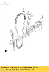 Suzuki 1281138200 tensor, cam c - Lado inferior