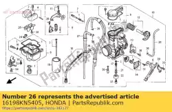Aquí puede pedir tubo de Honda , con el número de pieza 16198KN5405: