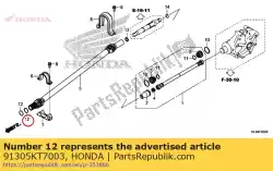 Aquí puede pedir oring, 37x2. 4 (arai) de Honda , con el número de pieza 91305KT7003: