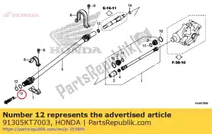 honda 91305KT7003 oring, 37x2.4 (arai) - Lado inferior