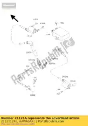 Ici, vous pouvez commander le allumage par bobine, rr auprès de Kawasaki , avec le numéro de pièce 211211246: