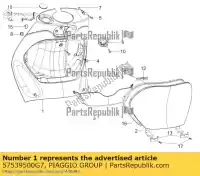 57539500G7, Piaggio Group, front glove comp. piaggio lbmc25c lbmc25e0, lbmc25e1 zip zip sp zip sp h 50 100 1996 1998 2000 2002 2006 2009 2016 2017, New