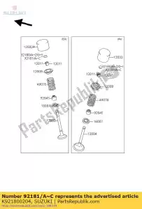 suzuki K921800204 shim, t = 3.425 - Onderkant