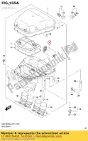 1378815H00, Suzuki, filtro, respirador suzuki  gsx 1300 2008 2009 2010 2011 2012 2014 2015 2016 2017 2018 2019, Novo