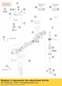 ktm 91750002S spr??yna (55) 95n / mm 160 d = 10,75 - Dół