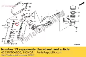 Honda 43530MCA006 stangcomp., duw - Onderkant