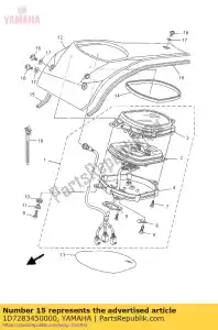 yamaha 1D7283450000 mole 1 - Lado inferior