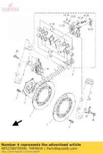 yamaha 4B52580T0000 remklauw (links) - Onderkant