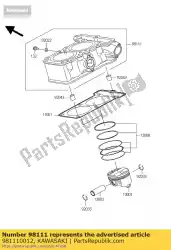 Aqui você pode pedir o cilindro-comp-motor ex250k8f em Kawasaki , com o número da peça 981110012: