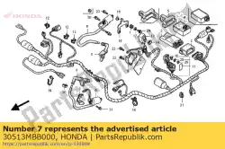 geen beschrijving beschikbaar op dit moment van Honda, met onderdeel nummer 30513MBB000, bestel je hier online: