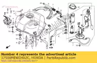 17500MEWD40ZC, Honda, zestaw zbiorników paliwa * nh138 * honda nt deauville va v nt700v nt700va 700 , Nowy