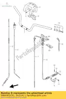 5884002C01, Suzuki, câble, inversé suzuki lt f 160 2003 2004 2005 2007, Nouveau