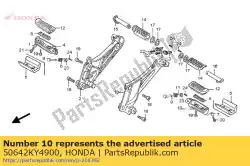 Aqui você pode pedir o braço, l. Passo principal em Honda , com o número da peça 50642KY4900: