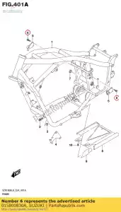 suzuki 015800830A bout - Onderkant