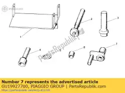 Here you can order the intermediate gear holding tool from Piaggio Group, with part number GU19927700: