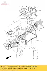 yamaha 1SCE44110000 boîtier, filtre à air 1 - La partie au fond