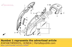 Tutaj możesz zamówić zestaw illus * gy136p * od Honda , z numerem części 83450KTW900ZG: