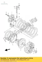 0918020109, Suzuki, espaçador suzuki dr 350 1998 1999, Novo