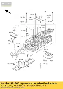 kawasaki 921501770 ?ruba zr1100-a2 - Dół