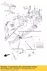 slang van Yamaha, met onderdeel nummer 9044508X0700, bestel je hier online: