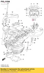 Suzuki 0910306304 ?ruba 6x50 - Dół