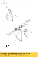 1LN829110000, Yamaha, holder, lever 1 yamaha dt fz fzr it r 3mp1 holland 293mp-341e1 tdr tt tt r tw ty xt xtz 50 125 200 250 350 600 660 750 1986 1987 1988 1989 1990 1991 1992 1993 1994 1995 1996 1997 1998 1999 2000 2001 2002 2003 2004 2005 2006 2007 2008 2009 2010 2011 2014, New