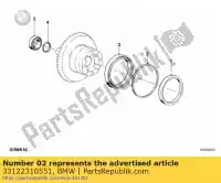 33122310551, BMW, shim - 0,700mm         bmw   750 800 850 1000 1100 1150 1200 1980 1981 1982 1983 1984 1985 1986 1987 1988 1989 1990 1991 1992 1993 1994 1995 1996 1997 1998 1999 2000 2001 2002 2003 2004 2005 2006 2007 2008 2009, New