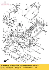 Yamaha 4FN2139W0000 couverture - La partie au fond