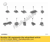 61137713658, BMW, plug-in aansluitbeugel bmw   400 750 850 900 1200 1250 1600 1800 2010 2011 2012 2013 2014 2015 2016 2017 2018 2019 2020 2021, Nieuw