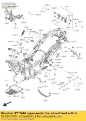 Here you can order the bolt,flange,15x118 from Kawasaki, with part number 92154Y095: