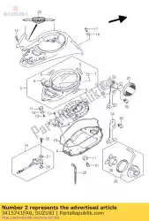 Qui puoi ordinare piastra, decorazione da Suzuki , con numero parte 3415741FA0: